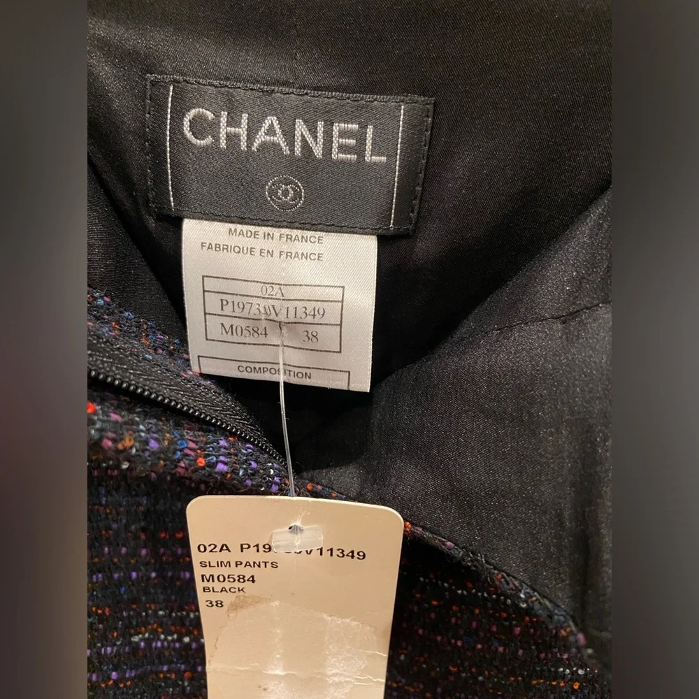 STUNNING, RARE CHANEL High-Waisted Wide-Leg Trousers